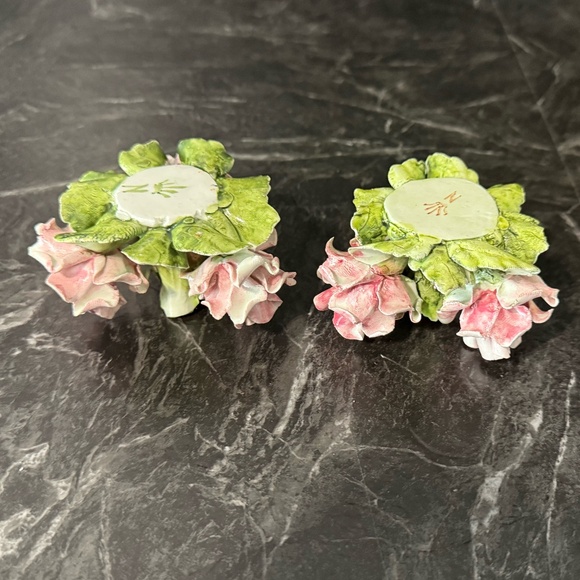 NOVE Capodimonte Floral Candle Holders - Picture 13 of 16